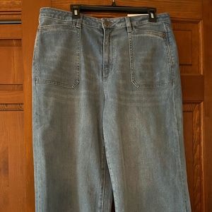 Soft Surroundings Ultimate Denim Cropped Jeans NWT Size 16